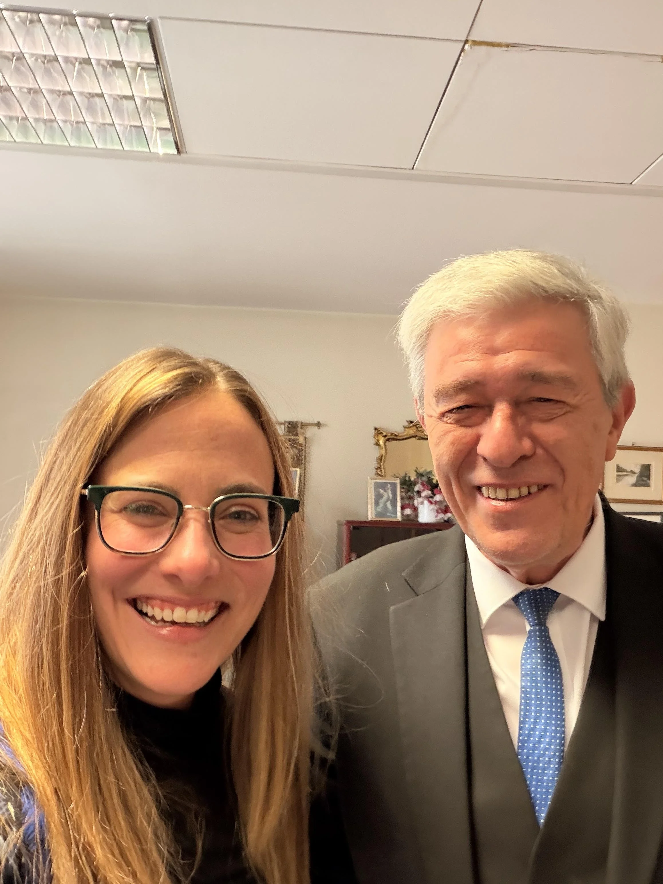 Anna Pereira and Karl Friston