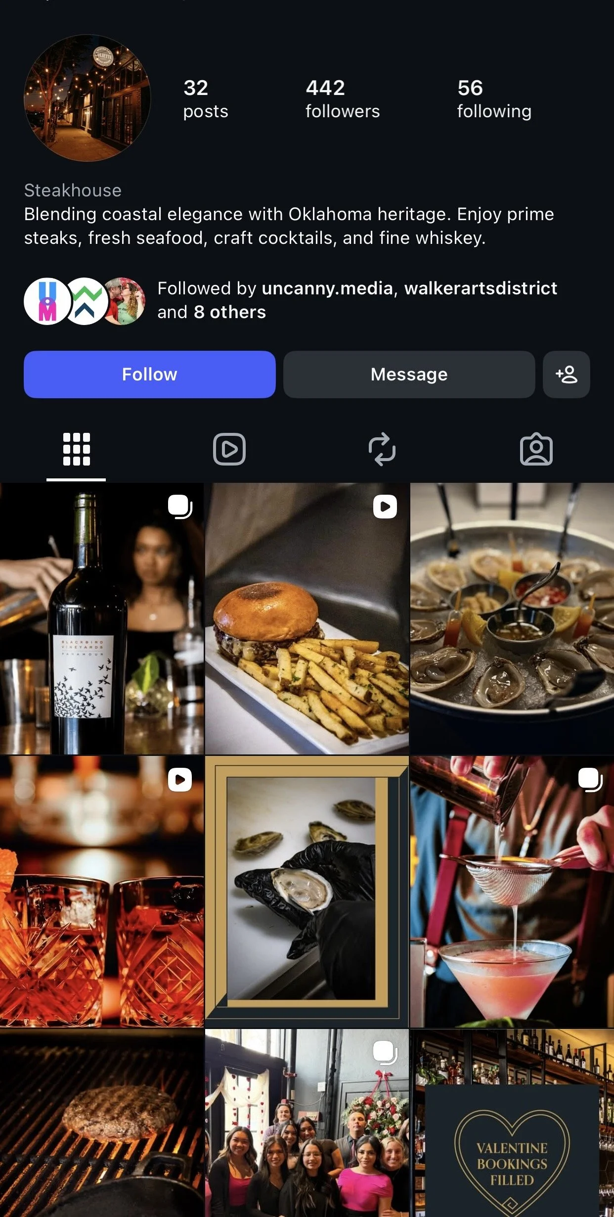 Juliette Oyster Bar and Steakhouse