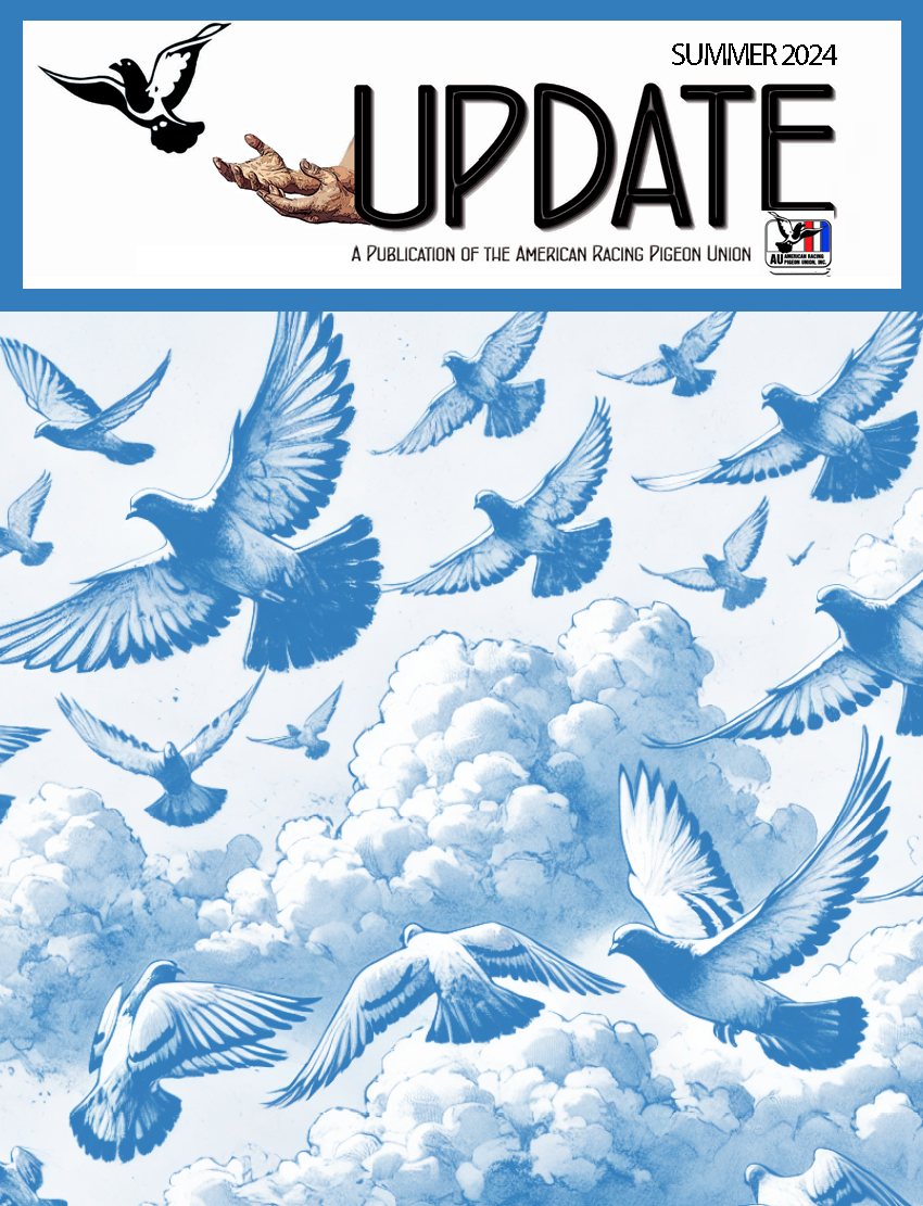 Cover from American Racing Pigeon Union Magazine Summer 2024 
