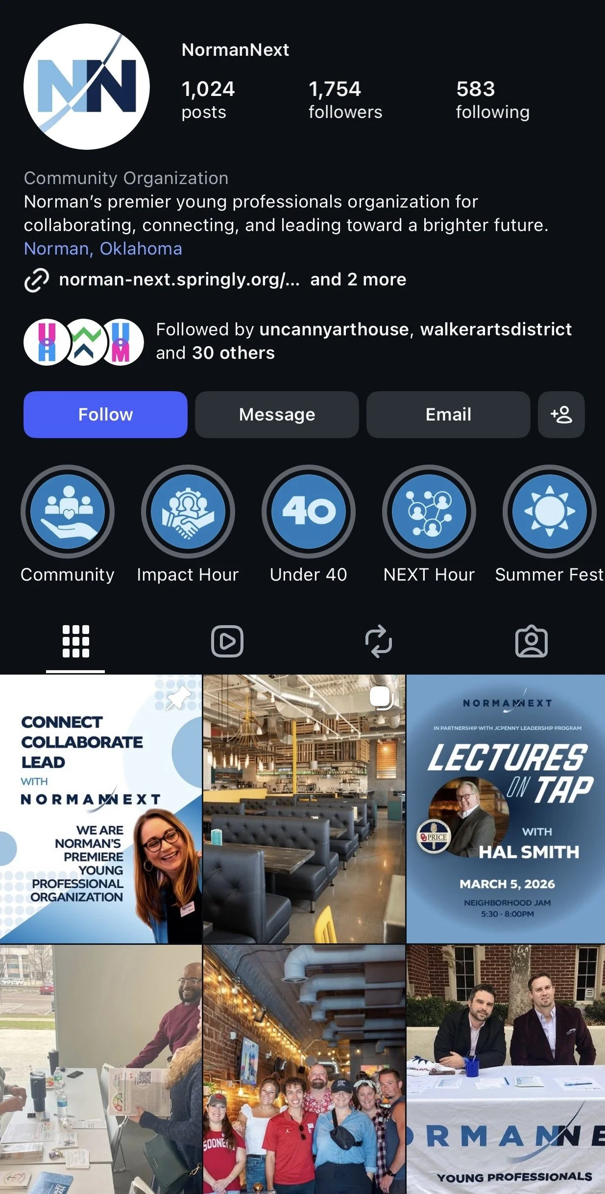 NormanNext Instagram Profile