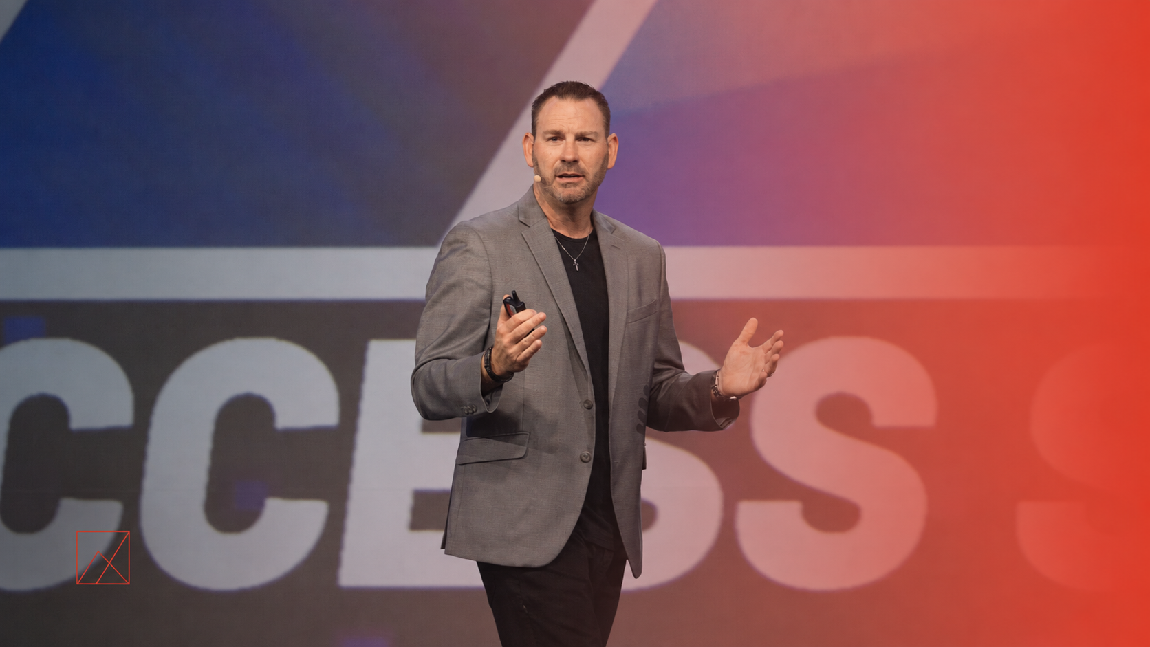 Matt Farnham presenting a real estate referral system at the 2026 Tom Ferry Success Summit