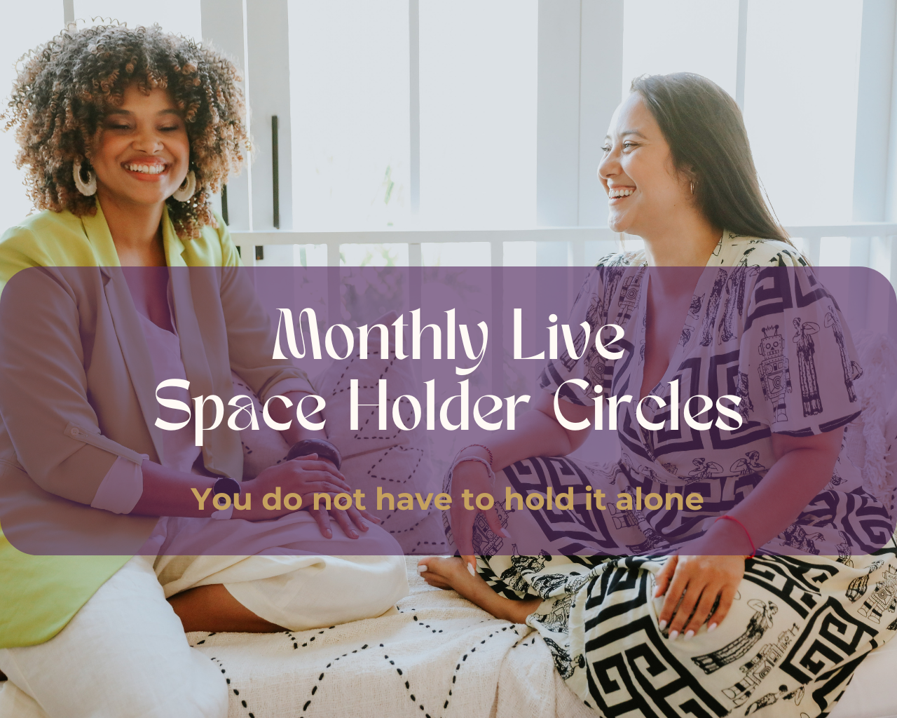 Monthly Live Space Holder Sessions