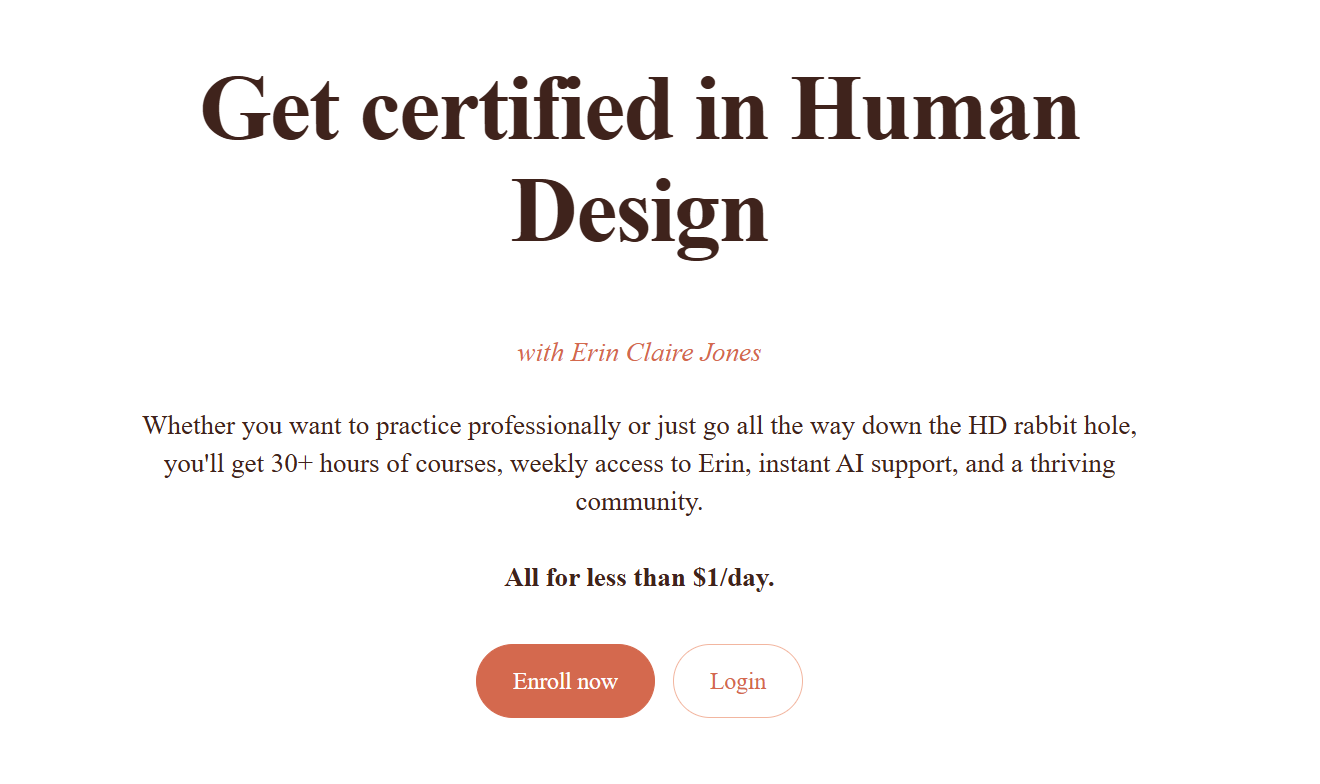 Human Design Genius — Erin Claire Jones