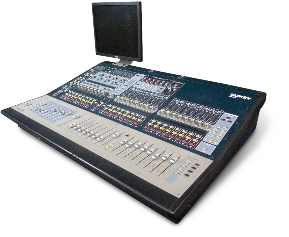 Avid SC48 compact mixing console with monitor
