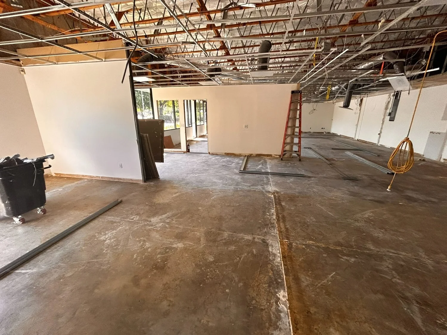 Construction management on site