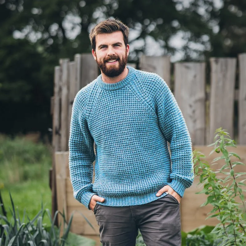 Huw Richards in the kitchen garden