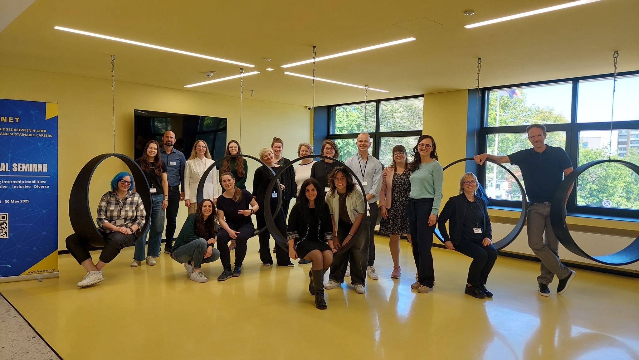 Participants together at a LEO-NET seminar in Kaunas, Lithuania