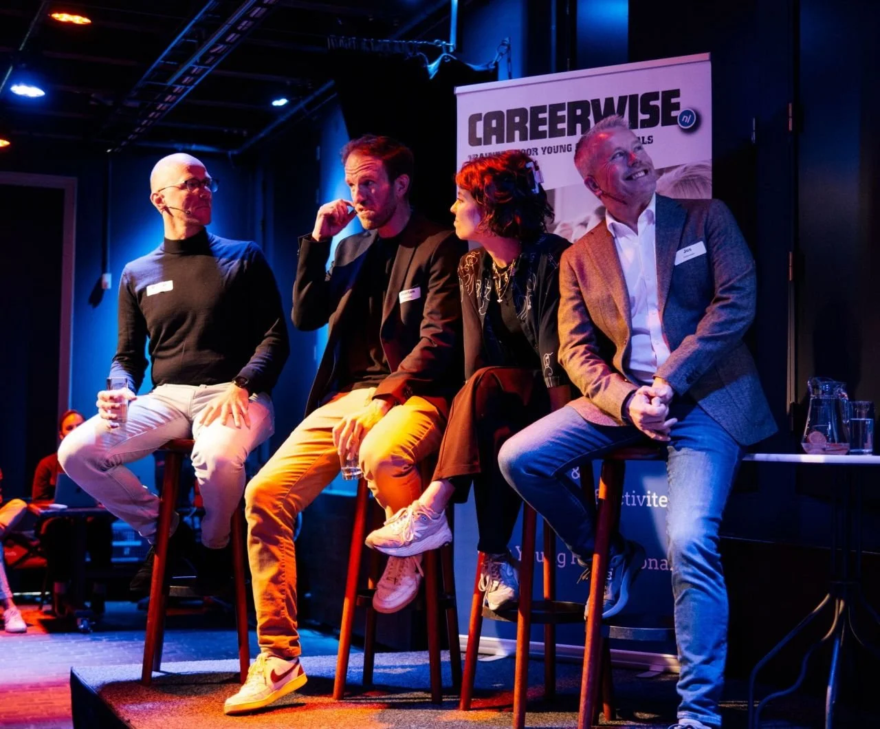 Maarten Brand op podium