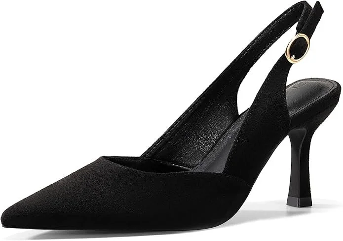 Black Kitten Heels