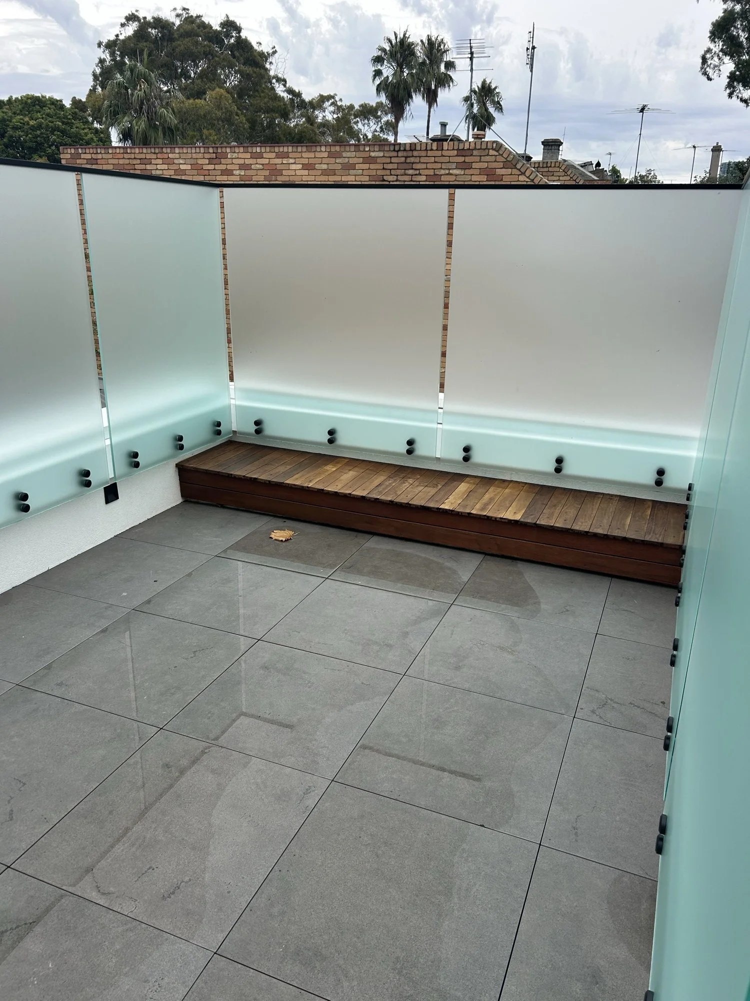 Rooftop terrace, Abbotsford Street, North Melbourne
