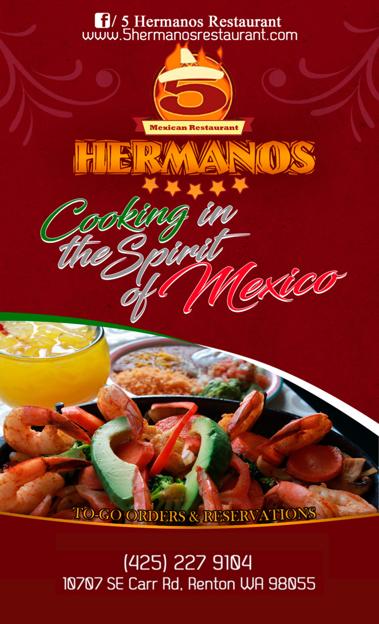 Menu cover