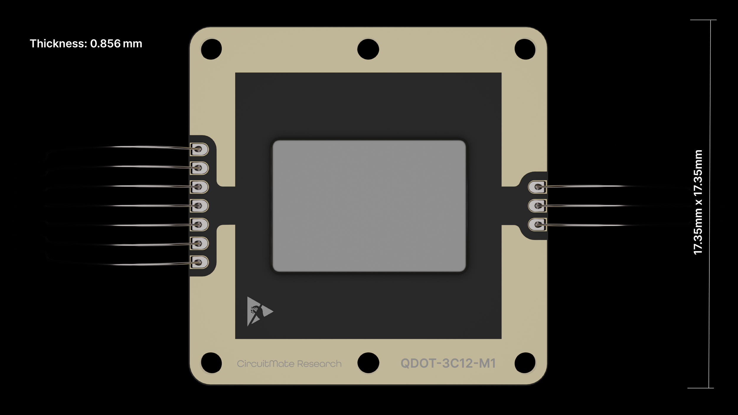 QDOT-3C12-M1 Top View