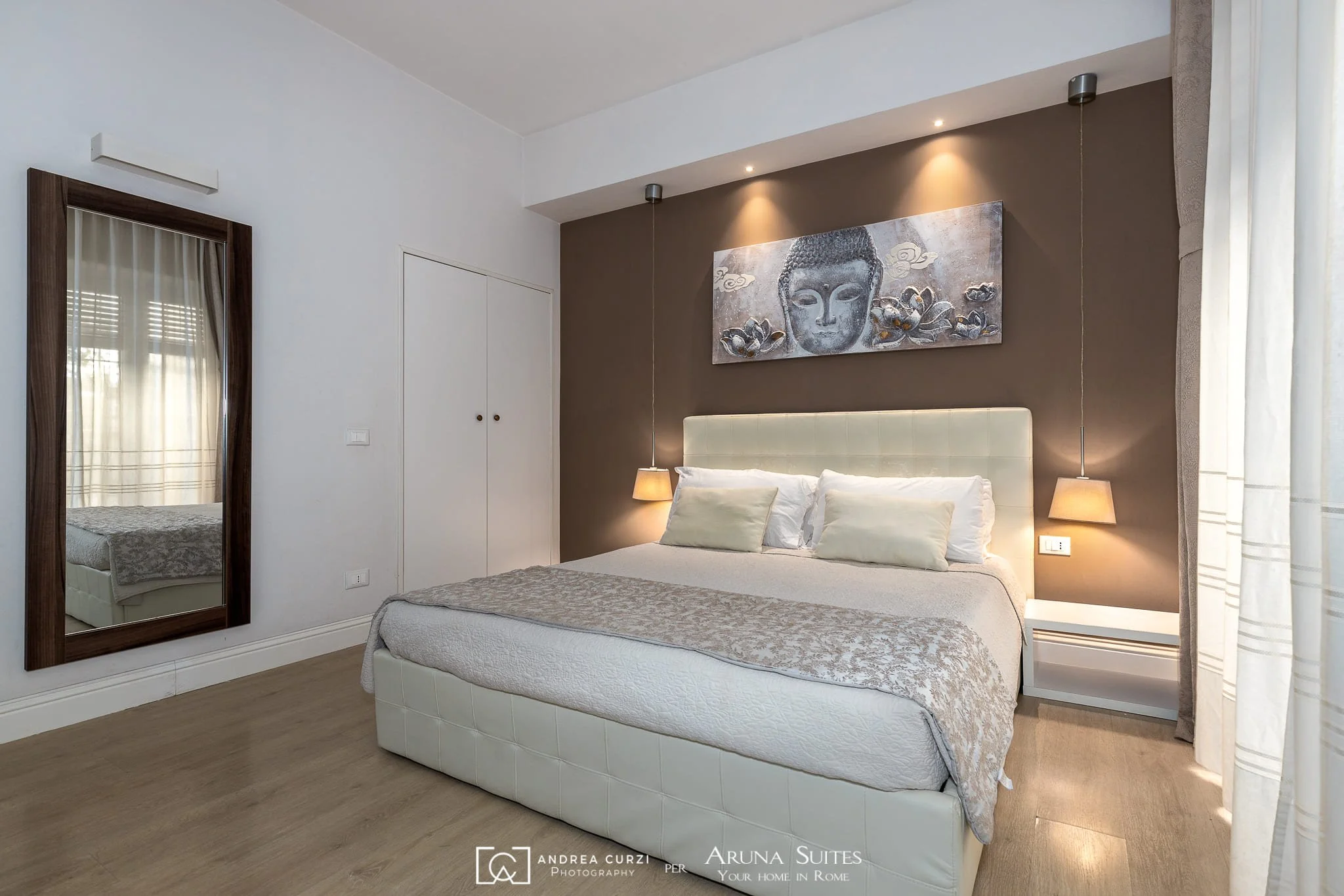 Fotografia di interni B&B di Andrea Curzi a Roma