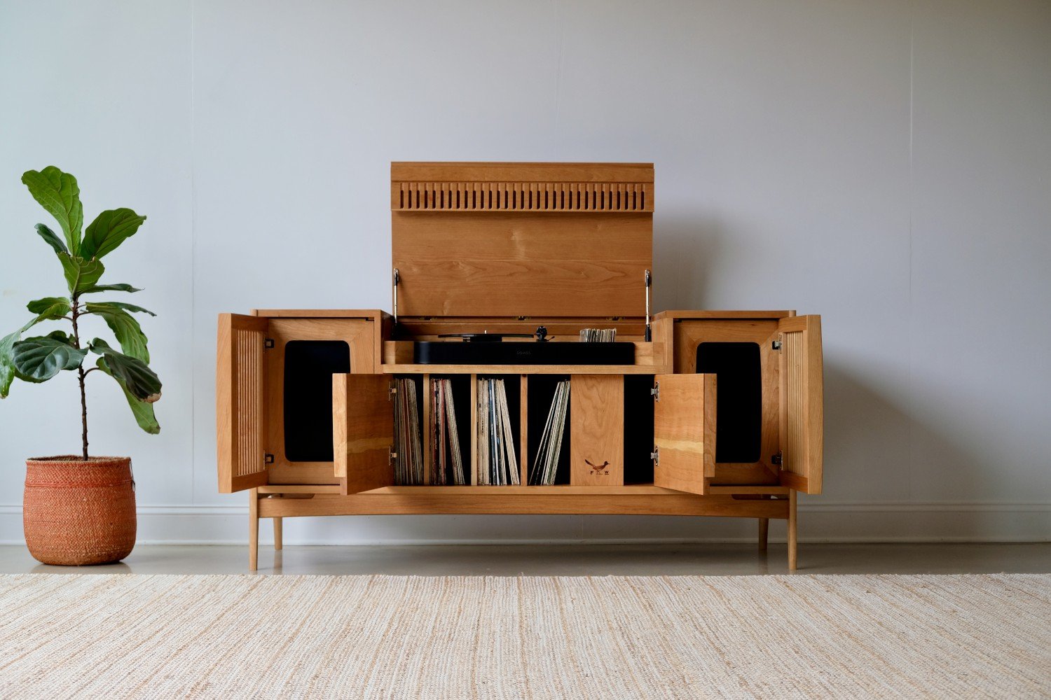 Custom Record Cabinet