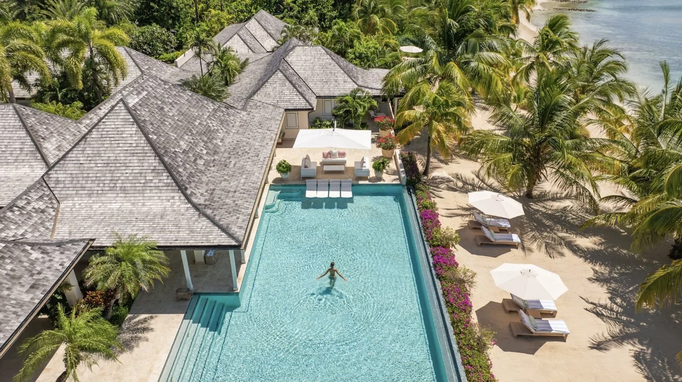 A private estate from the air