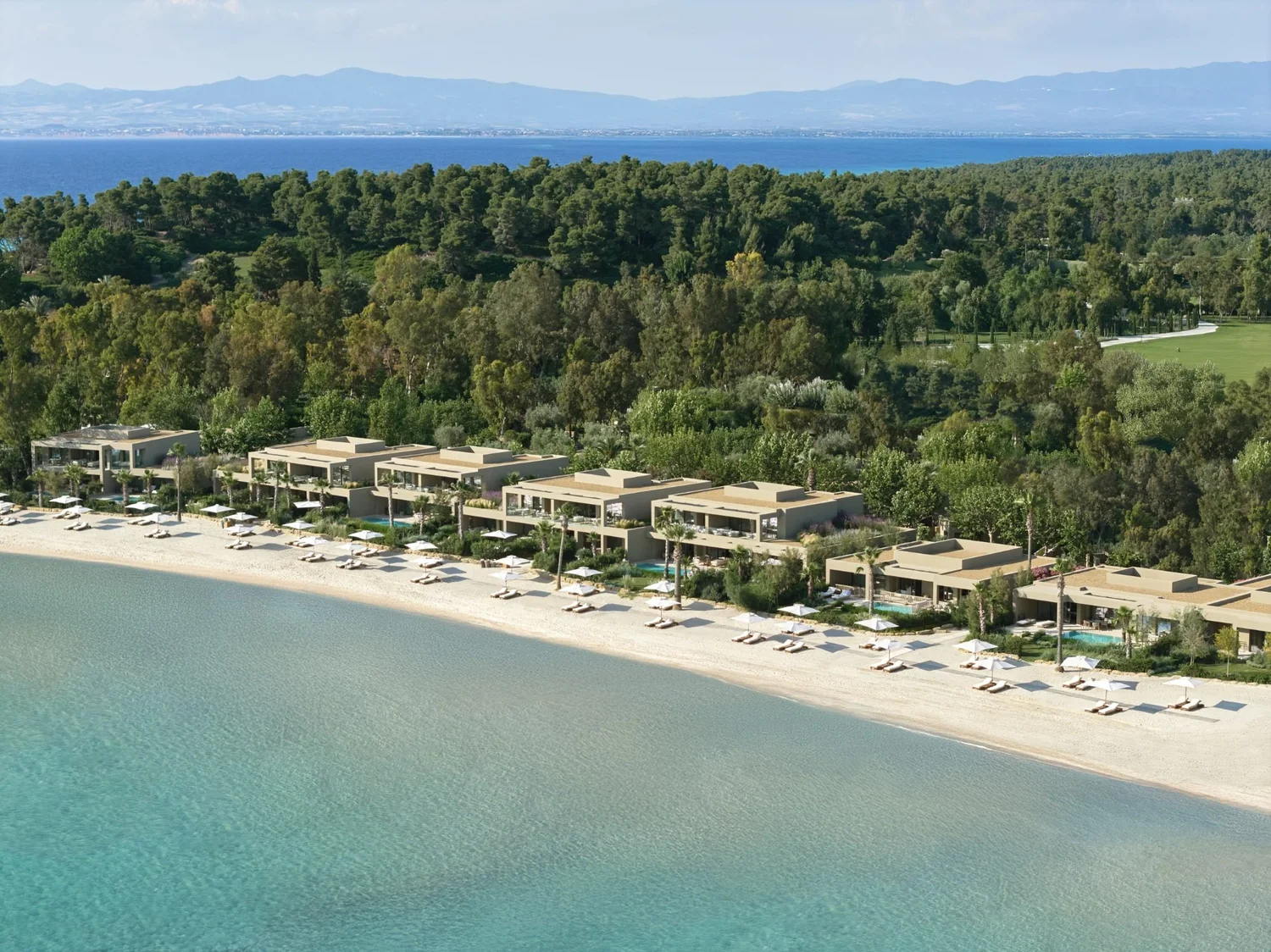 Sani Asterias from the air