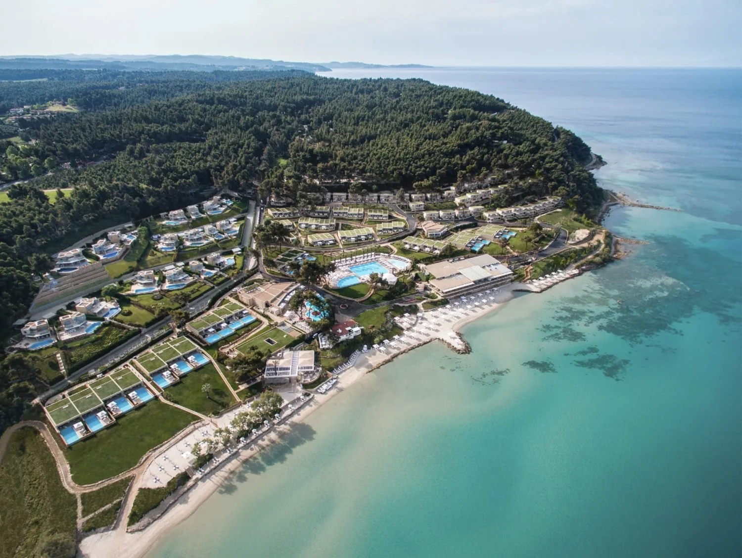 Sani Club from the air