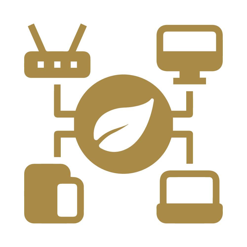 Smart energy router icon