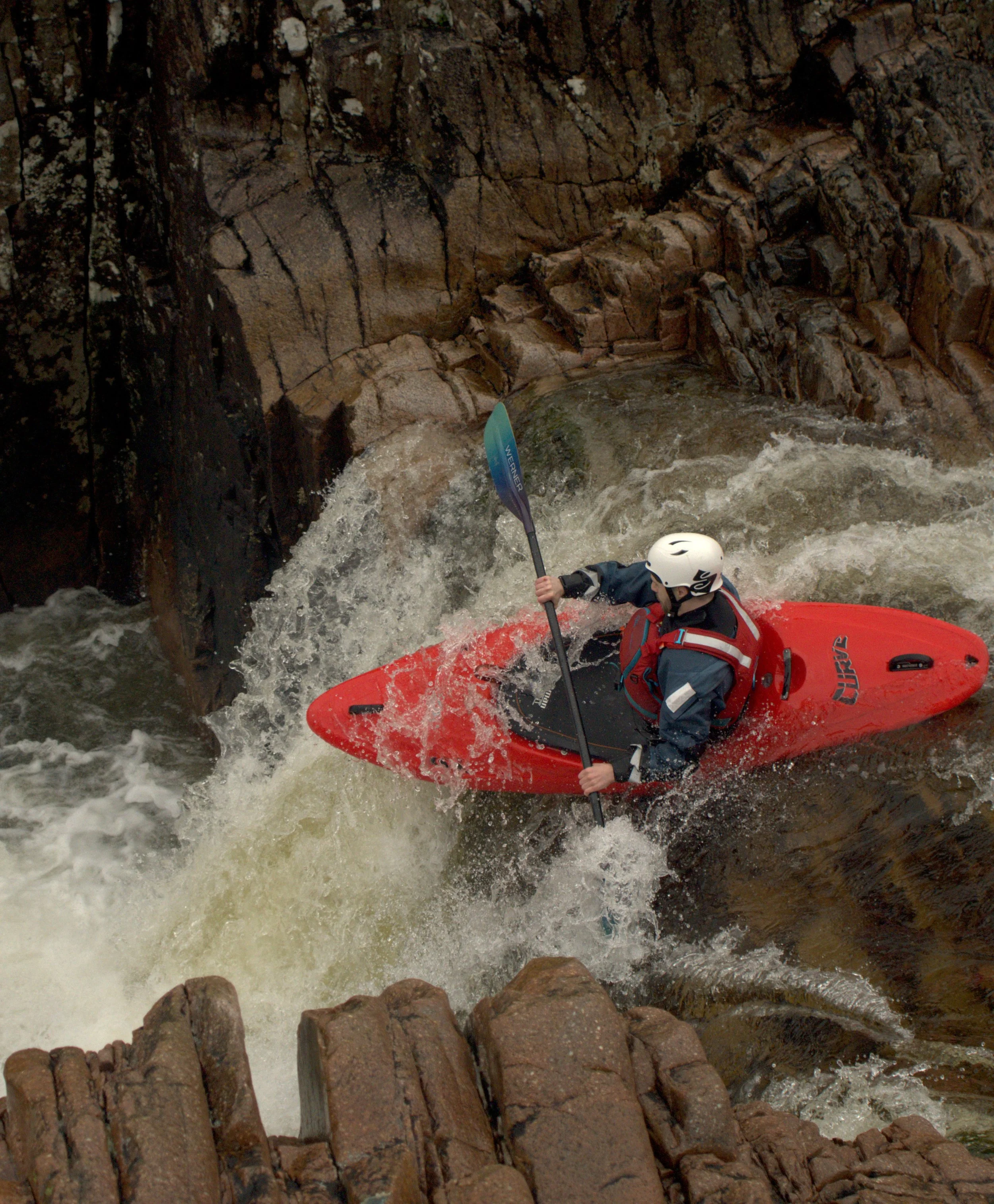 Jez whitewater kayaking