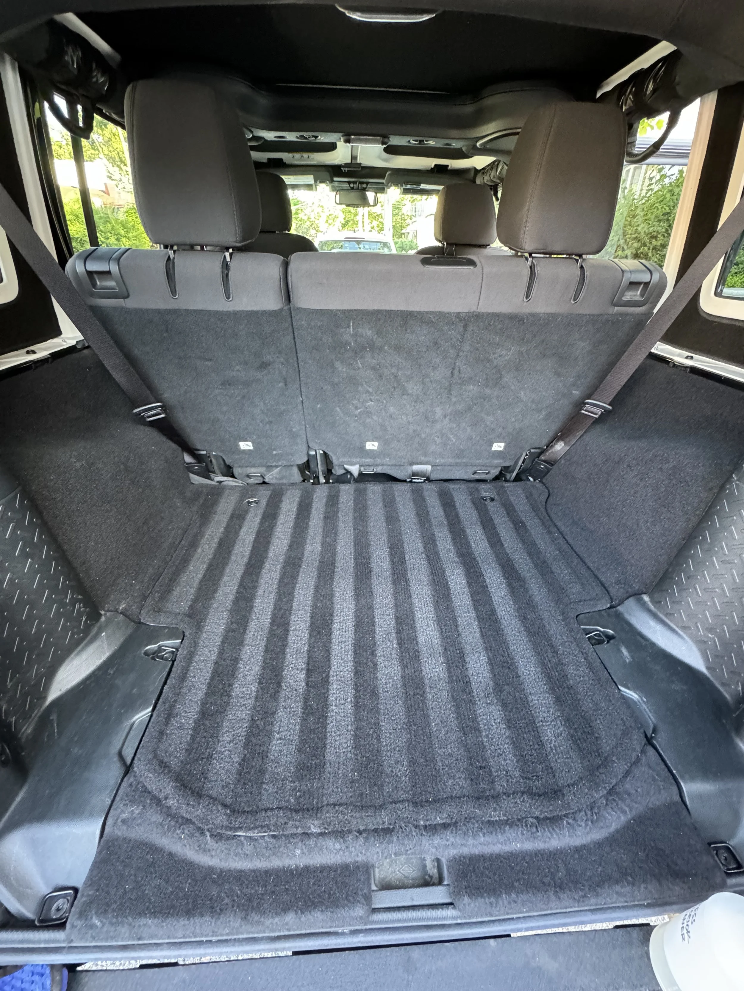 Jeep Wrangler after detailing