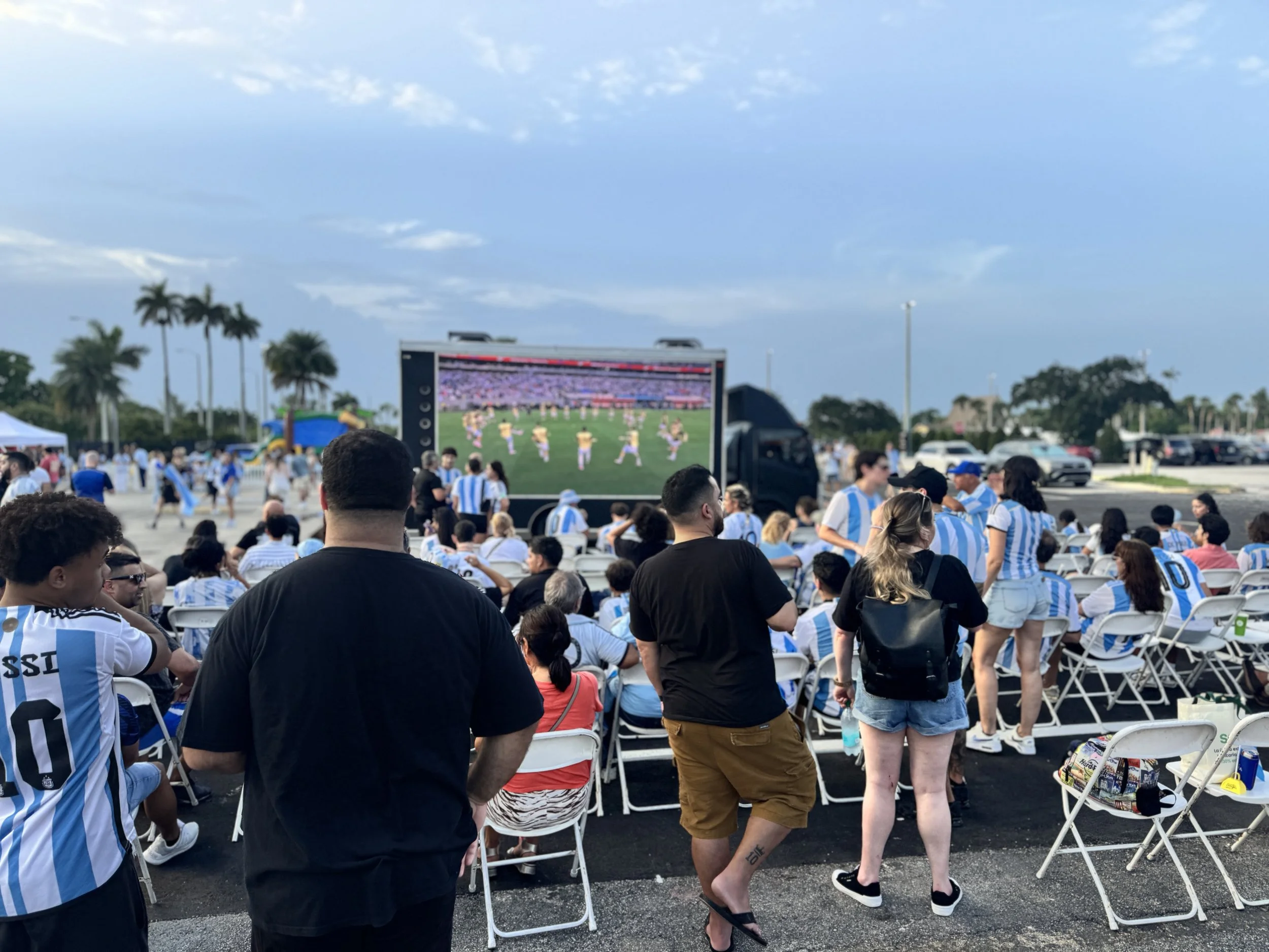 Digital Mobile Billboard Miami truck available for Giants vs. Dolphins game-day advertising near Hard Rock Stadium in Miami Gardens