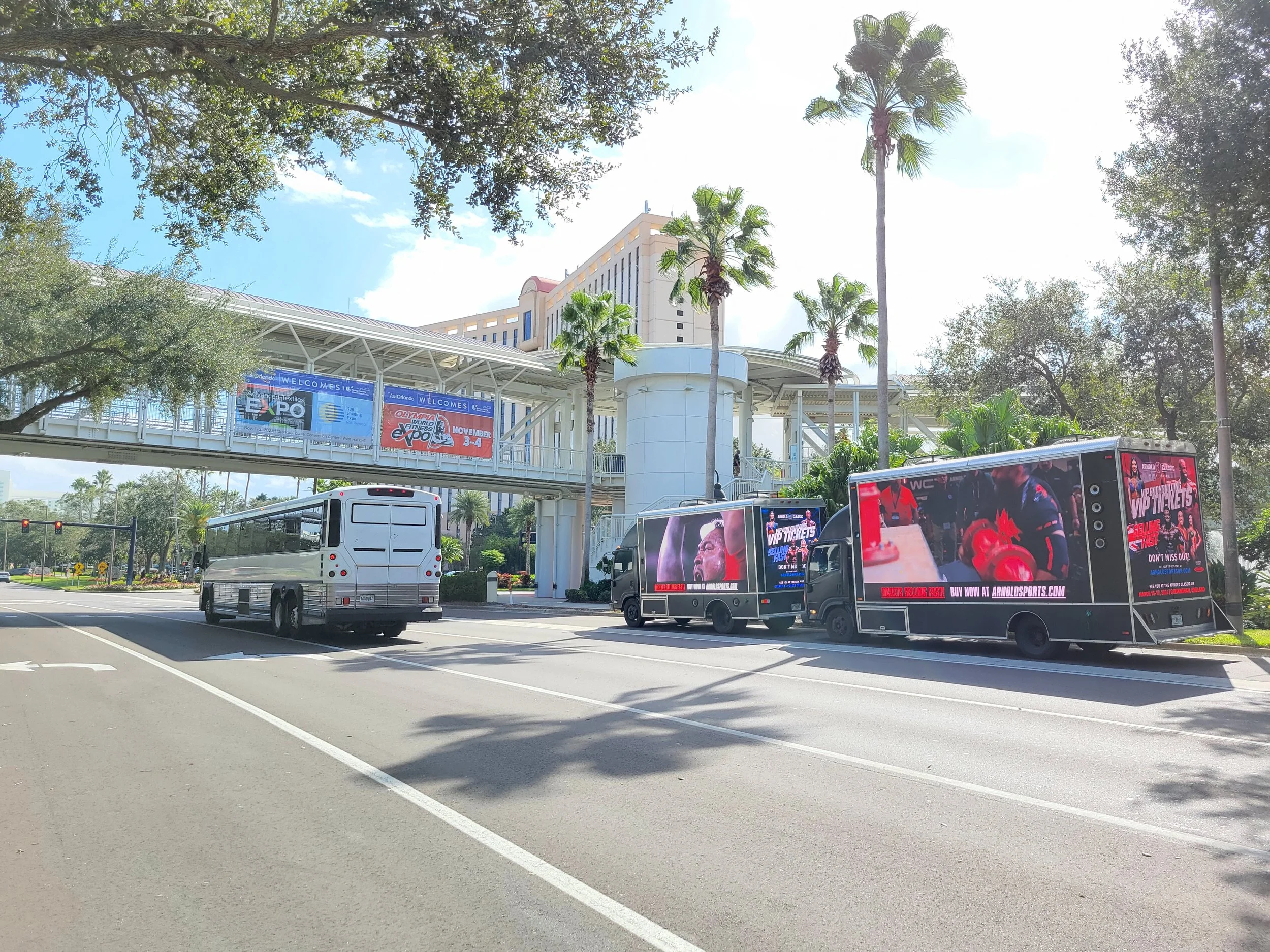 Billboard truck advertising in Orlando Florida