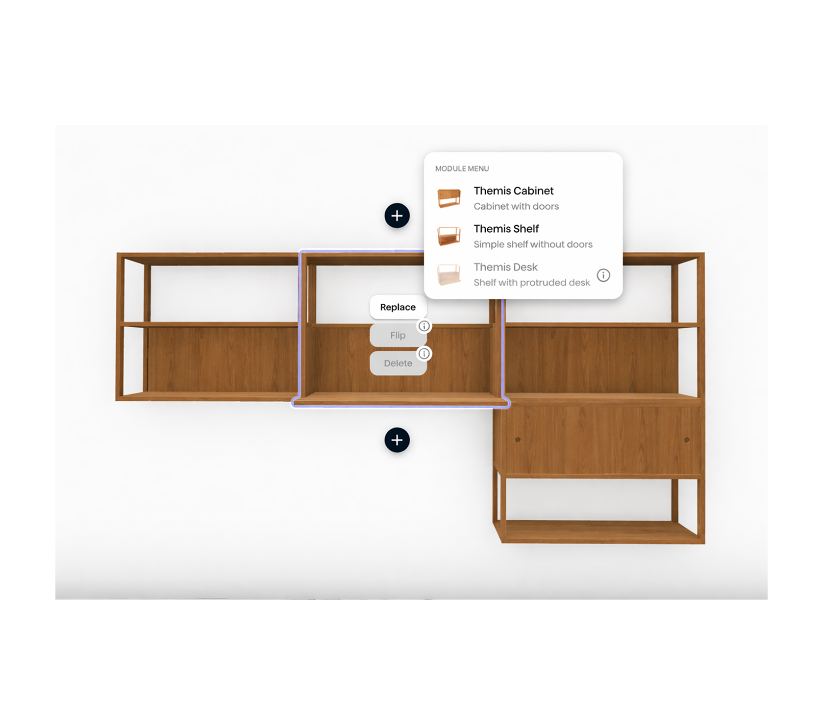 modular furniture 3d configurator