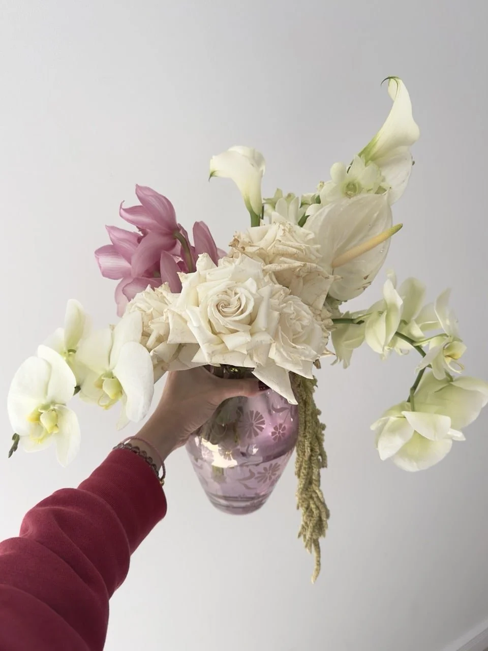 Fresh wedding bouquet