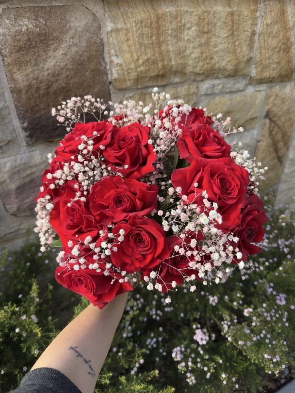 Fresh wedding bouquet