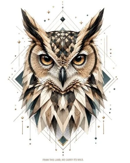 Pharaoh Eagle-Owl artwork