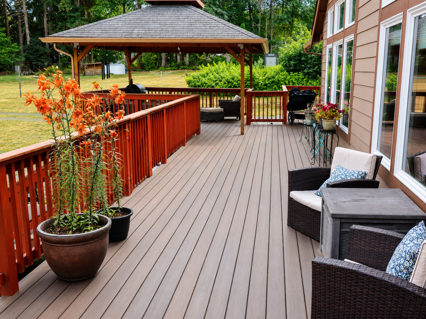 Accessible deck and garden