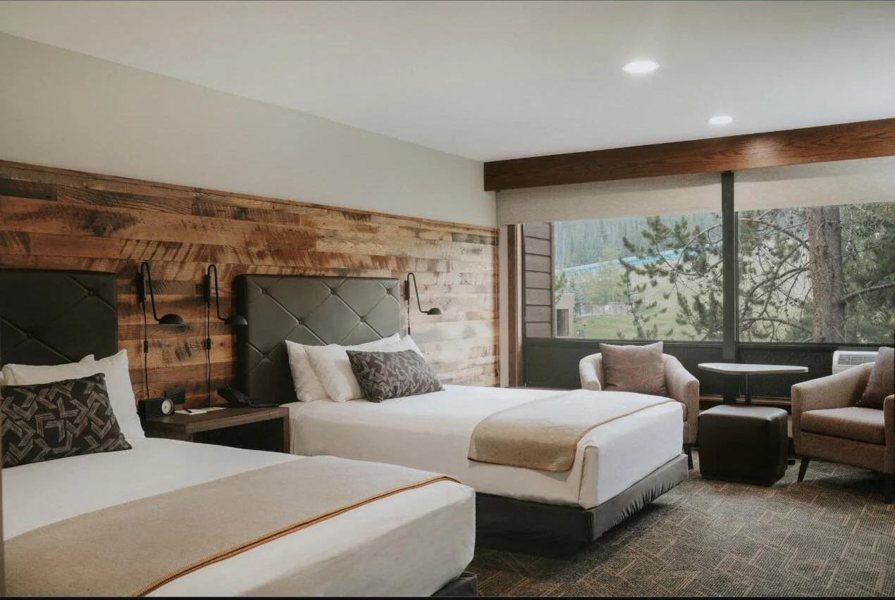 Guest room at Huntley Lodge, Big Sky Resort