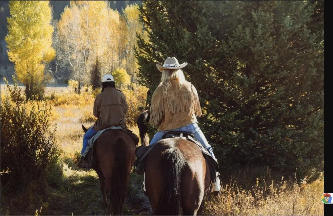 Riders on the trail near Montage Big Sky