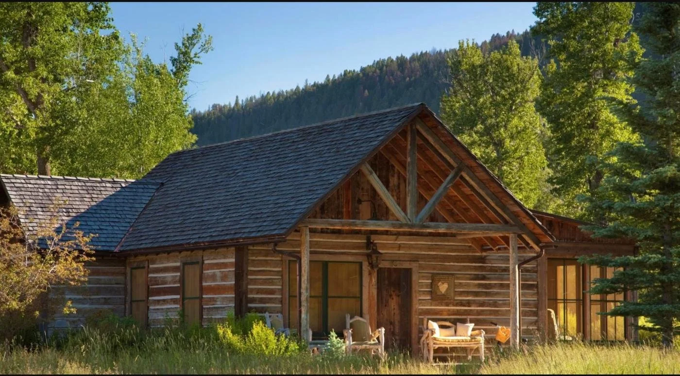 Historic guest cabin at The Ranch at Rock Creek