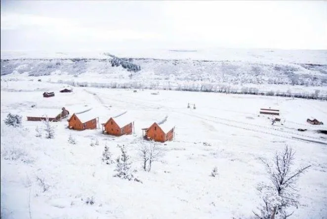 Private cabins at Ranches at Belt Creek