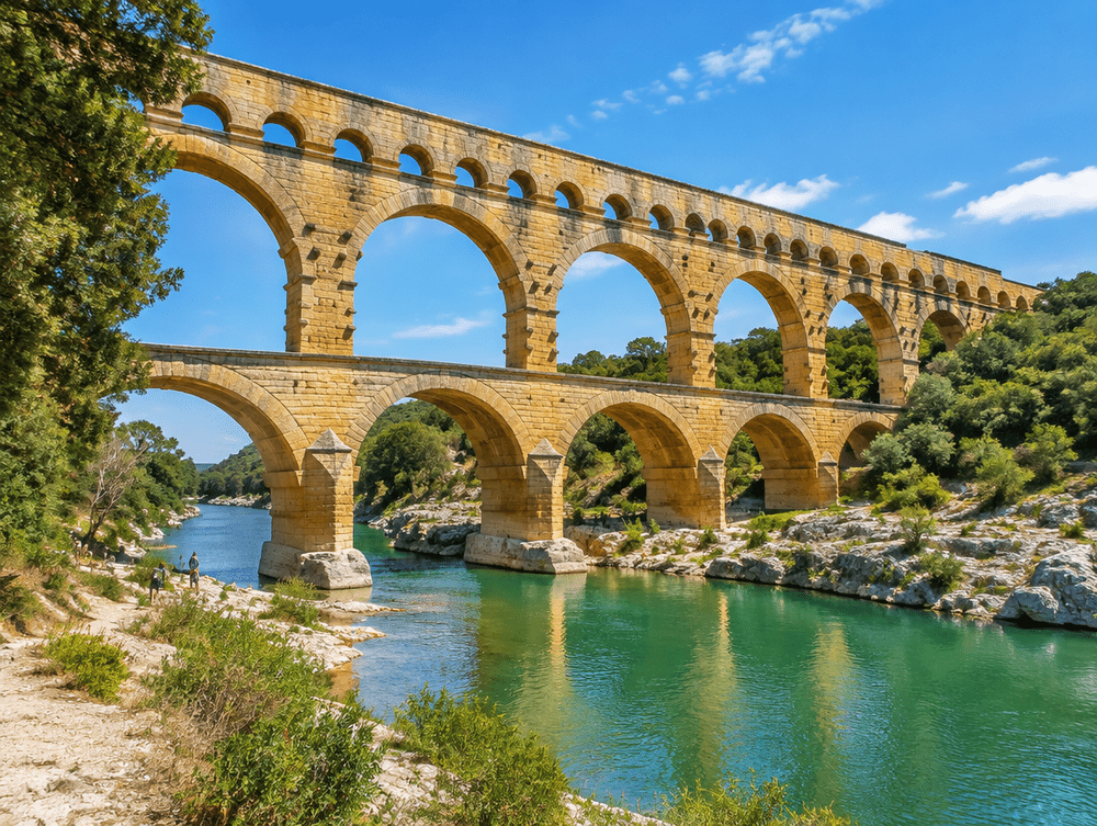 Pont du Gard: Römische Brücke über den Gardon