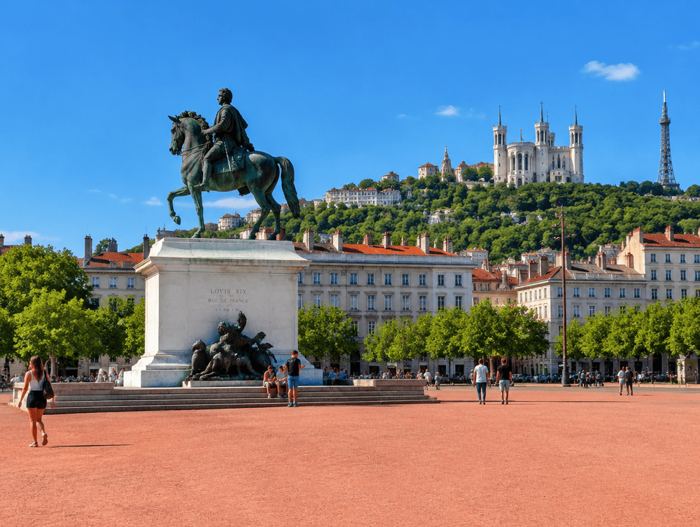 Place Bellecour und die Presqu'île