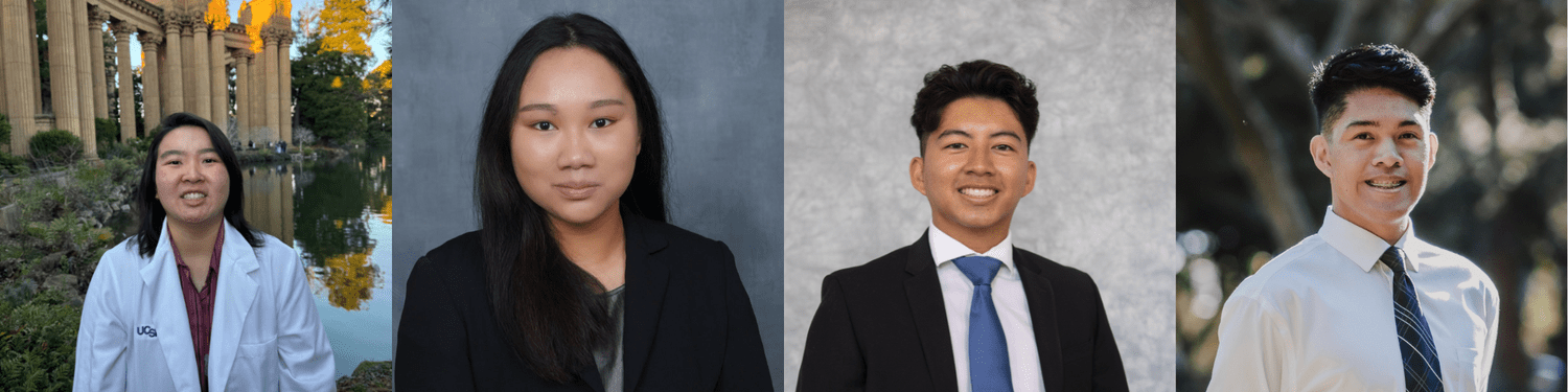 Headshots of the four 2025 Ramos Conference Scholars