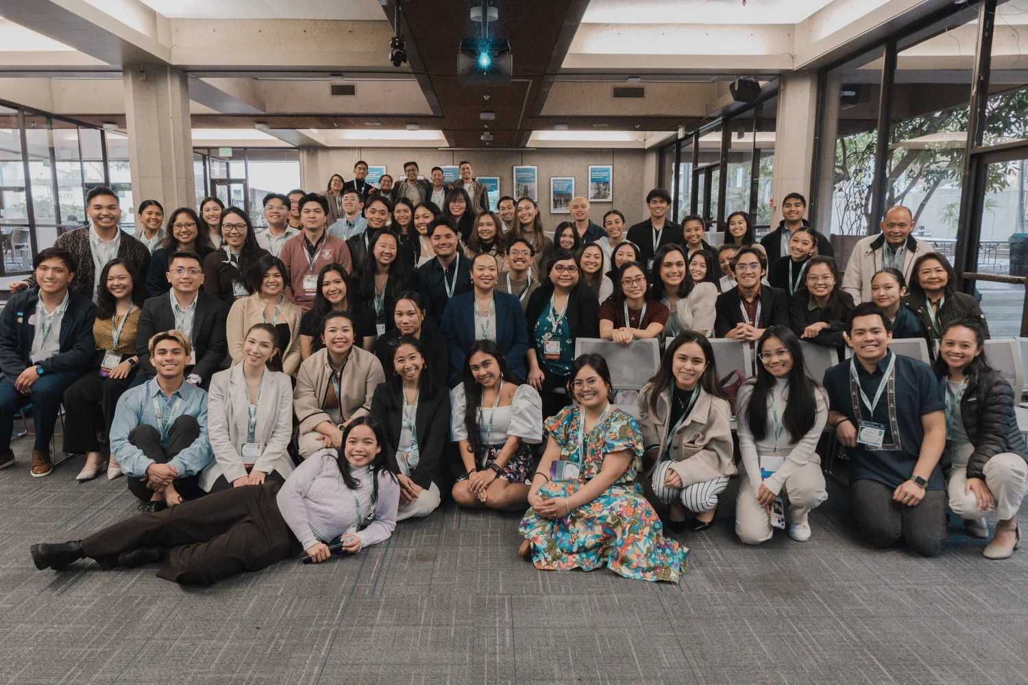 CYFAM conference attendees gathered for a large group photo