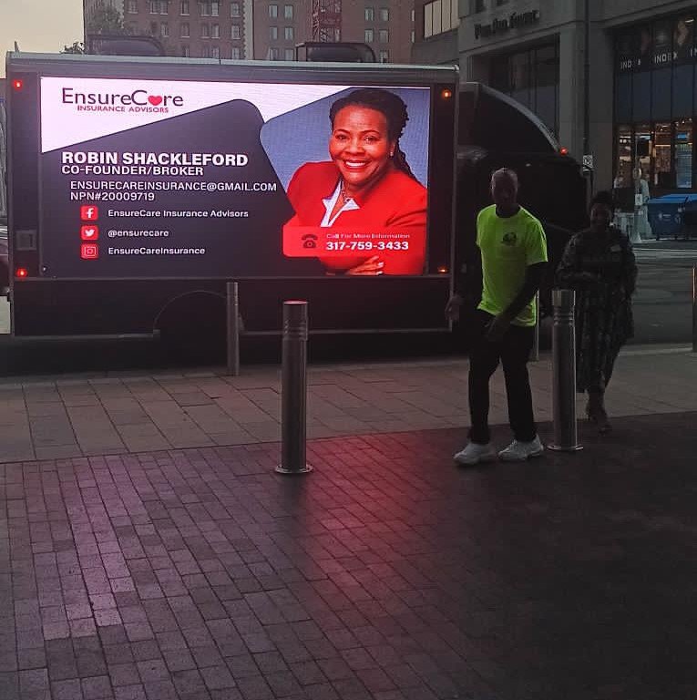 Digital LED mobile billboard truck advertising in Michigan