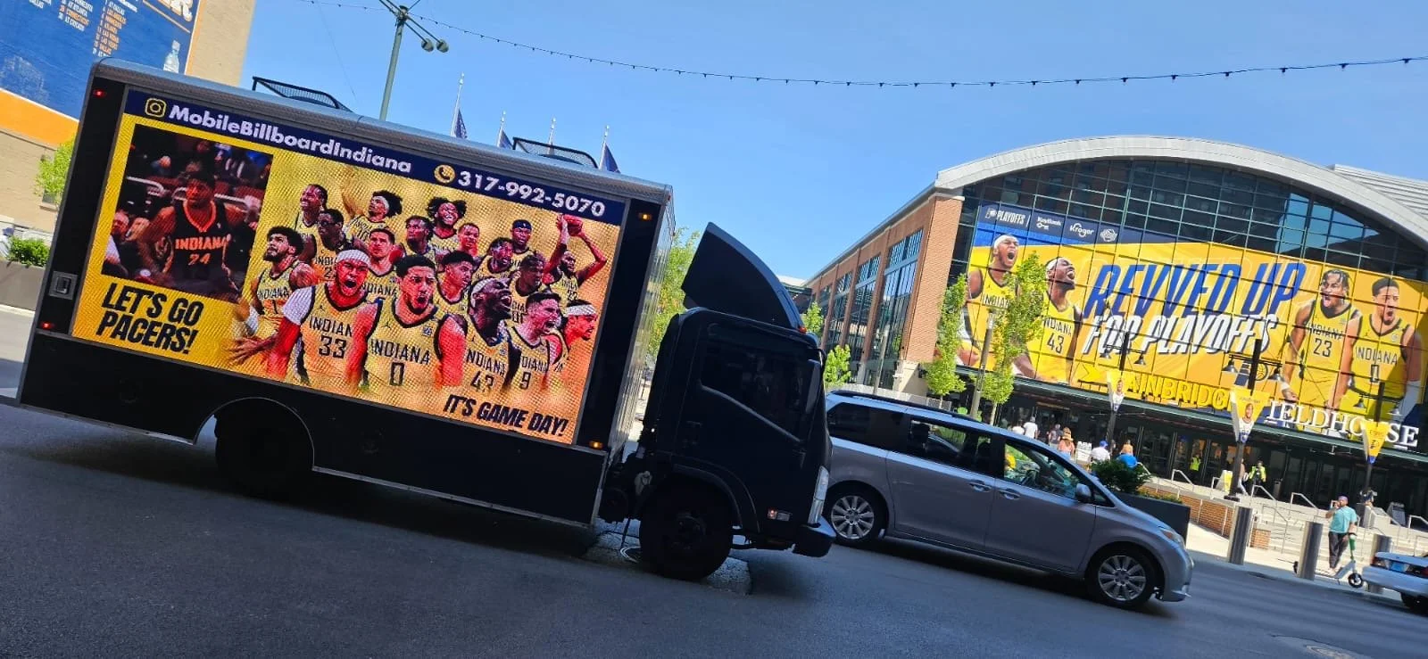 Digital LED mobile billboard truck advertising in Kentucky