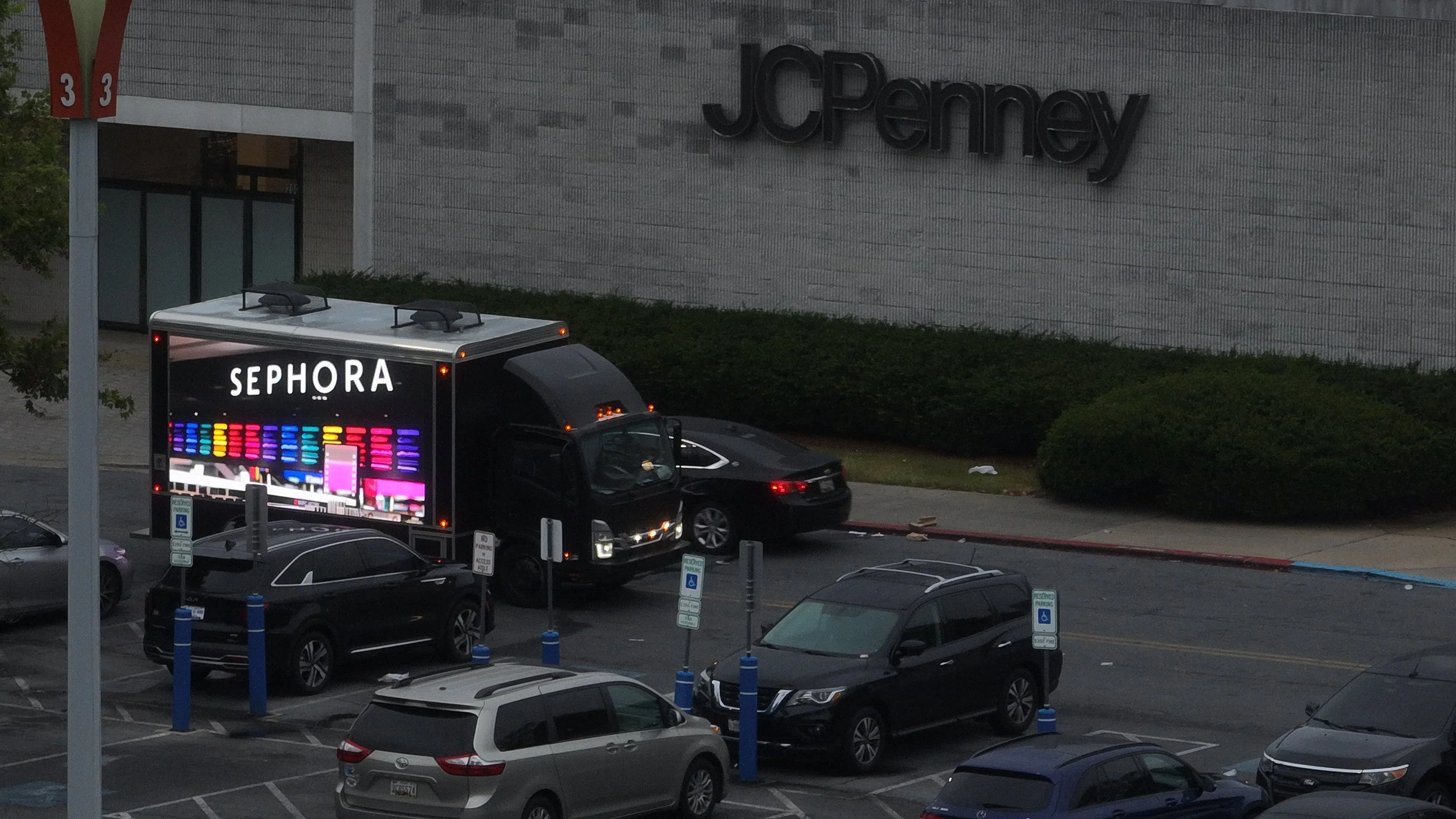 Mobile Billboard Indiana LED advertising truck on campaign
