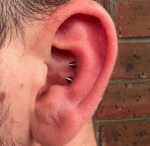 Custom body piercing in Hereford by Susie