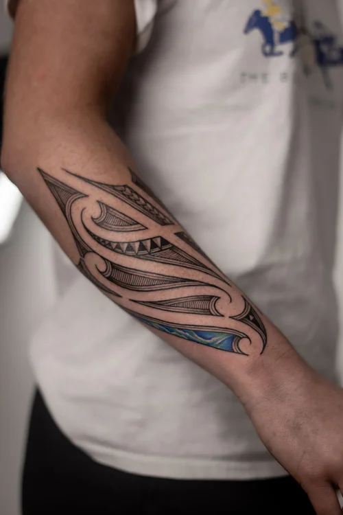Maori tattoo by Mateusz at Skinzophrenic Tattoos Hereford