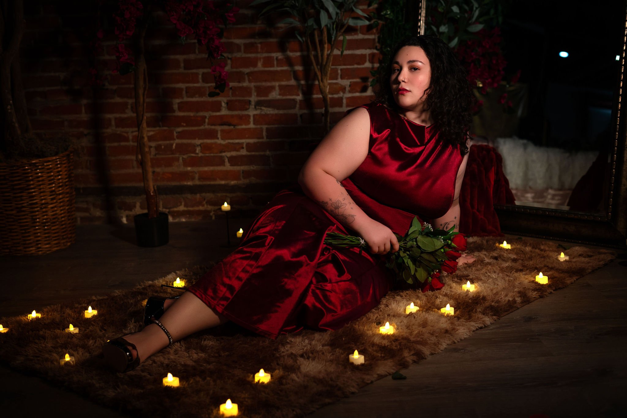 Laughing or natural expression