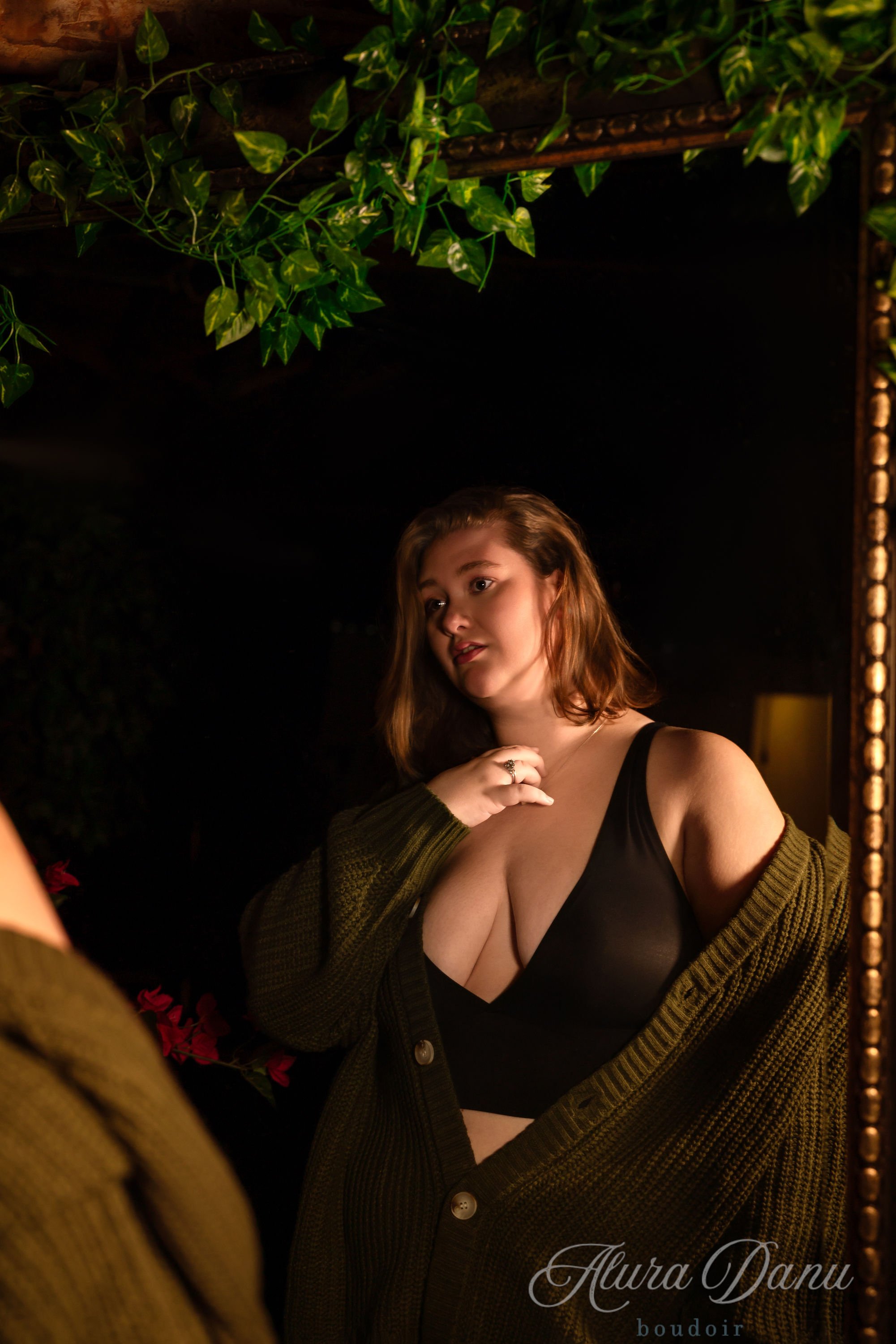 Sweater sleeve detail