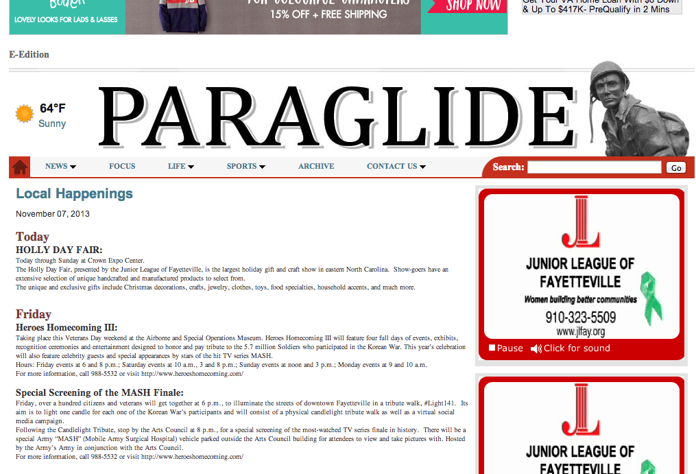 The Paraglide   local