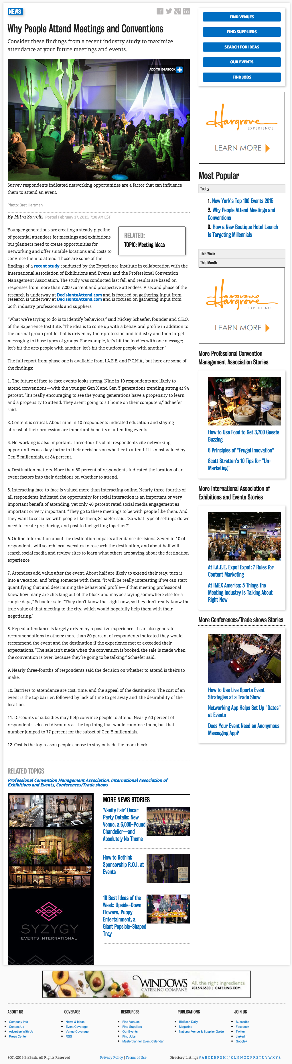 BizBash_Why People Attend Meetings and Conventions_021715
