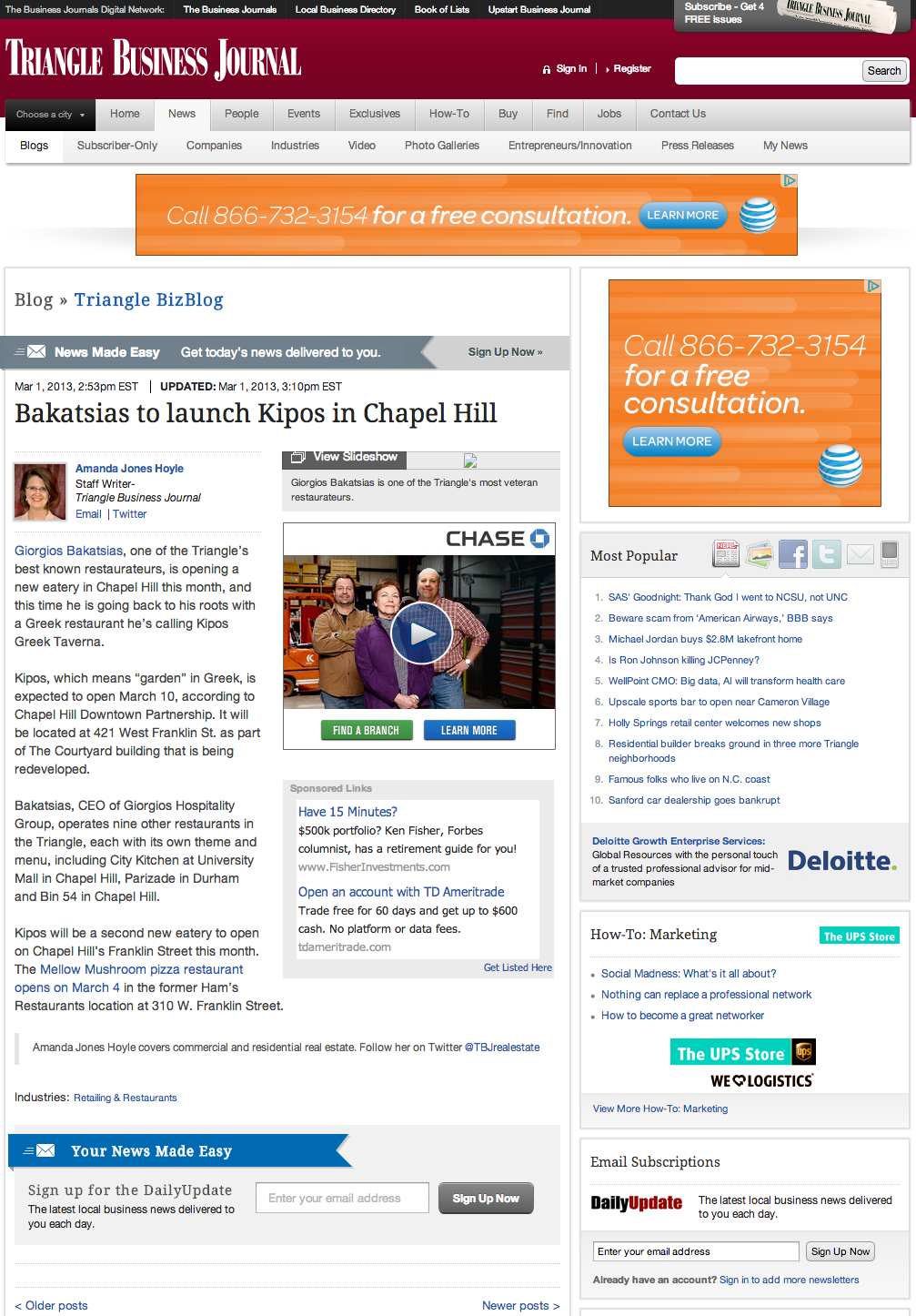 Triangle Business Journal_030113