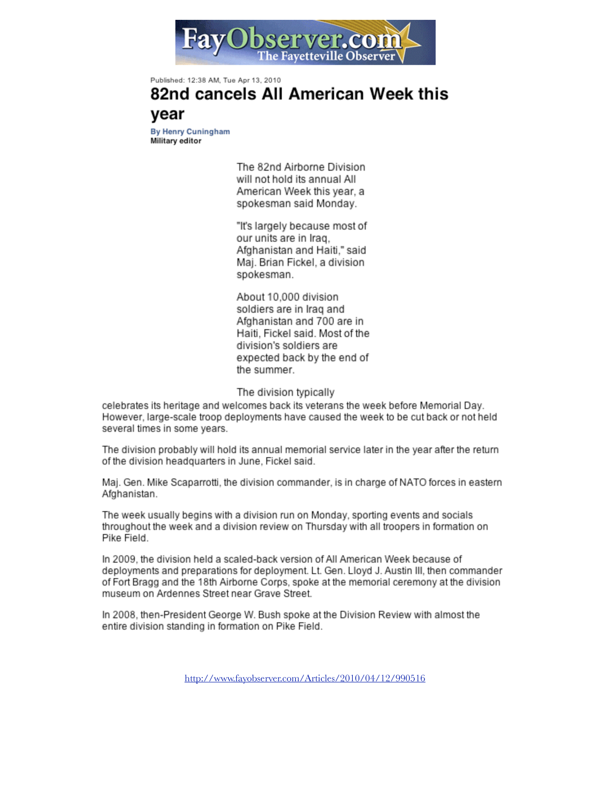 3FA-103.FayObserver.All-American-Week-Cancelled.04.13